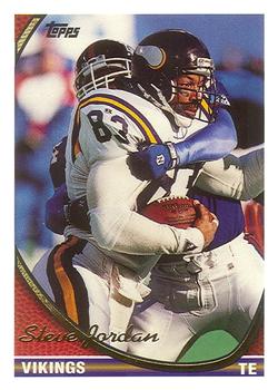 Steve Jordan Minnesota Vikings 1994 Topps NFL #625